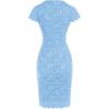 imageGRACE KARIN Cocktail Dress for Women Cap Sleeve Lace Dress for Wedding Guest Business Casual DressesLight Blue