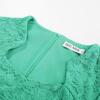 imageGRACE KARIN Cocktail Dress for Women Cap Sleeve Lace Dress for Wedding Guest Business Casual DressesLight Blue Green