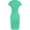 imageGRACE KARIN Cocktail Dress for Women Cap Sleeve Lace Dress for Wedding Guest Business Casual DressesLight Blue Green