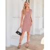imageGRACE KARIN Cocktail Dress for Women Cap Sleeve Lace Dress for Wedding Guest Business Casual DressesLight Pink