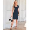imageGRACE KARIN Cocktail Dress for Women Cap Sleeve Lace Dress for Wedding Guest Business Casual DressesNavy Blue