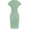 imageGRACE KARIN Cocktail Dress for Women Cap Sleeve Lace Dress for Wedding Guest Business Casual DressesSage Green
