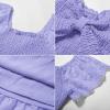 imageGRACE KARIN Girls Bow Back Dress Summer Beach Party Casual Sundress Ruffle Backless Dress for Teens Girls Size 614Purple