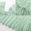imageGRACE KARIN Girls Dress Formal Party Wedding Guest Pageant Dress for Teen Girls Ruffle Backless Maxi Sundress Size 614Light Green