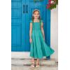 imageGRACE KARIN Girls Dress Summer Tie Back Party Dress Ruffle Sleeve Smoke Tiered Special Occasions Maxi Tween Dresses Size 514Lake Blue