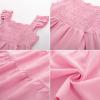 imageGRACE KARIN Girls Dress Summer Tie Back Party Dress Ruffle Sleeve Smoke Tiered Special Occasions Maxi Tween Dresses Size 514Pink
