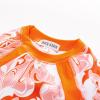 imageGRACE KARIN Girls Swimsuit Girls Long Sleeve Rash Guard 3Pieces Bathing Suit 512YOrange Flower