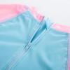 imageGRACE KARIN Girls Swimsuit Long Sleeve UV Protective Bathing Suit One Piece Swimwear for Kids 512 YearsPink and Blue Coconut Tree