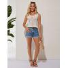 imageGRACE KARIN Womens 2025 Summer Crochet Knit Tank Tops Sleeveless Hollow Out Casual Crew Neck Sweater Vest Cover UpWhite