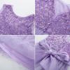 imageGRACE KARIN Flower Girl Dress VBack Sequin Party Tulle Dresses Kids Birthday Formal Wedding Pageant Princess Dress 512Purple