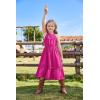 imageGRACE KARIN Girls Dresses Summer Spring Halter Maxi Dress Kids Ruffle Casual Flower Pleated Sun Dress Size 514Hot Pink