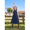 imageGRACE KARIN Girls Dresses Summer Spring Halter Maxi Dress Kids Ruffle Casual Flower Pleated Sun Dress Size 514Navy Blue