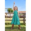 imageGRACE KARIN Girls Dresses Summer Spring Halter Maxi Dress Kids Ruffle Casual Flower Pleated Sun Dress Size 514Teal