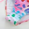 imageGRACE KARIN Girls Swimsuit Tankini Set Rash Guard Long Sleeve Swimsuit 4 Piece Bathing Suit Swimwear 514YPink Leopard