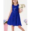 imageGRACE KARIN Gold Dress for Girls Sparkly Sequin Fancy Party Formal Homecoming Birthday SleevelessRoyal Blue