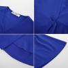 imageGRACE KARIN 2025 Womens Business Casual Outfits Peplum Tops Dressy Summer Short Sleeve V Neck Wrap Work Blouse ShirtsNavy Blue