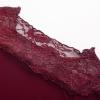 imageGRACE KARIN Womens Lace Going Out Tops Slim Fit Short Sleeve Blouse Summer Dressy T Shirts 2025 Fashion Clothes Trendy OutfitBurgundy