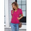 imageGRACE KARIN Womens 2025 Basic Summer Short Sleeve Cardigan Sweaters Lightweight VNeck Button Down Cropped Shrug Sweater TopsHot Pink