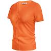 imageGRACE KARIN Womens 2025 Basic Summer Short Sleeve Cardigan Sweaters Lightweight VNeck Button Down Cropped Shrug Sweater TopsShort Sleeve Orange
