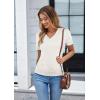 imageGRACE KARIN Womens 2025 Basic Summer Short Sleeve Cardigan Sweaters Lightweight VNeck Button Down Cropped Shrug Sweater TopsShort Sleeve White