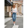 imageGRACE KARIN Womens 34 Sleeve Cropped Cardigan Knit Sweaters Lightweight Open Front Shrug Bolero S3XL10white