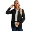 imageGRACE KARIN Womens Fall Long Sleeve Cable Knit Sweater Jacket Button Up Warm Chunky Cardigan Sweaters for Women TrendyBlack