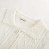 imageGRACE KARIN Womens Fall Long Sleeve Cable Knit Sweater Jacket Button Up Warm Chunky Cardigan Sweaters for Women TrendyIvory White