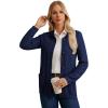imageGRACE KARIN Womens Fall Long Sleeve Cable Knit Sweater Jacket Button Up Warm Chunky Cardigan Sweaters for Women TrendyNavy Blue