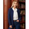 imageGRACE KARIN Womens Fall Long Sleeve Cable Knit Sweater Jacket Button Up Warm Chunky Cardigan Sweaters for Women TrendyNavy Blue