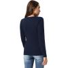 imageGRACE KARIN Womens Long Sleeve Button Down Crew Neck Classic Sweater Knit CardiganNavy Blue