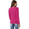 imageGRACE KARIN Womens Long Sleeve Button Down Crew Neck Classic Sweater Knit CardiganPink22