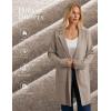 imageGRACE KARIN Long Cardigan Sweaters for Women 2025 Sweater Blazers Winter Long Coat Fall Jacket Dressy Coatigan with PocketsKhaki