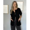 imageGRACE KARIN Sweater Blazers for Women 2025 Casual Button up Cardigan Sweater Open Front Knit Blazer Jacket with PocketsBlack