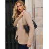 imageGRACE KARIN Sweater Blazers for Women 2025 Casual Button up Cardigan Sweater Open Front Knit Blazer Jacket with PocketsKhaki