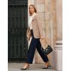 imageGRACE KARIN Sweater Blazers for Women 2025 Casual Button up Cardigan Sweater Open Front Knit Blazer Jacket with PocketsKhaki