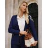 imageGRACE KARIN Sweater Blazers for Women Business Casual Long Sleeve Open Front Lapel Suit Jackets Work Blazer with PocketsNavy Blue