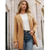 imageGRACE KARIN Women Long Cardigans Chunky Sweater Jacket Ribbed Knit Open Front Lapel Coatigan with Pockets 2025 FallBrown