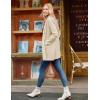 imageGRACE KARIN Womens 2025 Long Sleeve Knit Cardigan Coat Open Front Notch Collar Sweater Blazer Coatigan JacketsBeige