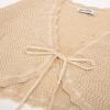 imageGRACE KARIN Womens 34 Sleeve Bolero Shrug Lightweight Open Front Cropped Cardigan Knit Shrugs for DressesApricot