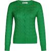 imageGRACE KARIN Womens Long Sleeve Button Up Cable Knit Cardigan Lightweight 2025 Crewneck Button Down Sweaters for WomenGreen