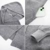 imageGRACE KARIN Womens Oversized Hooded Cardigan Sweaters 2025 Trendy Fall Outfits Button Up Knit Sweater Coats with PocketsHeather Grey