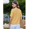 imageGRACE KARIN Womens Short Sleeve Button Up Summer Cardigan Sweater Y2K Cardigan Jacket Runs Big Suggest Size DownYellow