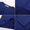 imageGRACE KARIN Cardigans for Women Lightweight Long Sleeve Button up Crop Cardigans Crew Neck Sweater Business Casual OutfitsRoyal Blue