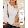 imageGRACE KARIN Cardigans for Women Lightweight Long Sleeve Button up Crop Cardigans Crew Neck Sweater Business Casual OutfitsWhite