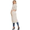 imageGRACE KARIN Essential Solid Open Front Maxi Long Knitted Cardigan Sweater for Women19beige