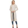 imageGRACE KARIN Essential Solid Open Front Maxi Long Knitted Cardigan Sweater for Women19beige