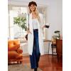 imageGRACE KARIN Essential Solid Open Front Maxi Long Knitted Cardigan Sweater for Women6ivory