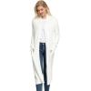 imageGRACE KARIN Essential Solid Open Front Maxi Long Knitted Cardigan Sweater for Women6ivory