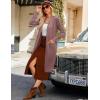 imageGRACE KARIN Essential Solid Open Front Maxi Long Knitted Cardigan Sweater for WomenDark Pink