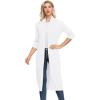 imageGRACE KARIN Essential Solid Open Front Maxi Long Knitted Cardigan Sweater for WomenWhite